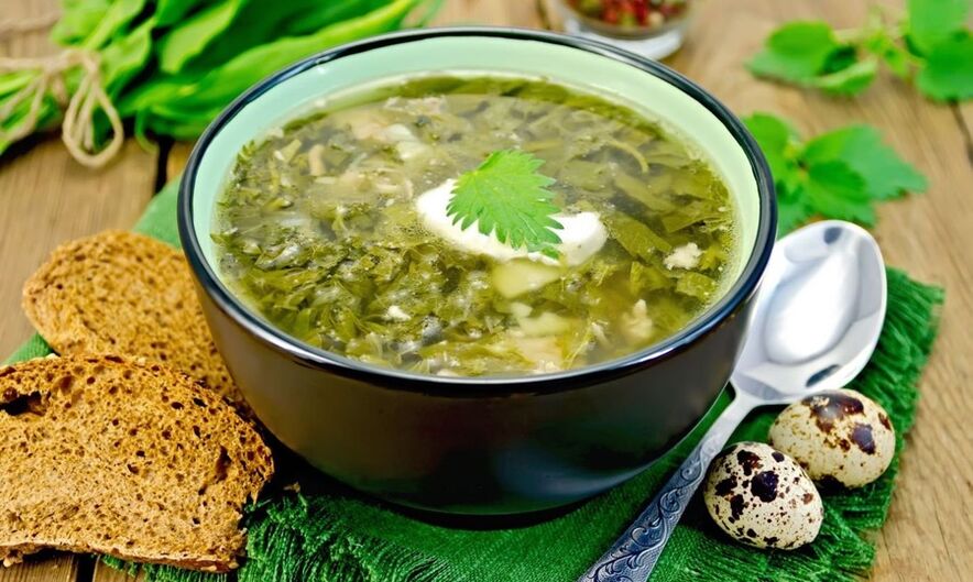 зелена супа за мързелива диета